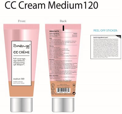 50ml Ndc: 81123-304 (Cc Cream Medium120)